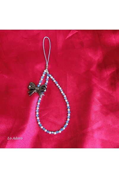 LO ADORO إكسسوار هاتف على شكل قلب وفراشة وقطة، حزام هاتف للنساء، سلسلة مفاتيح...