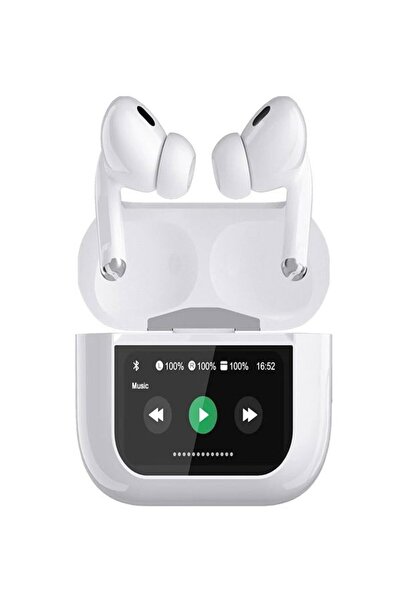 FİOPLUS V20 Pro Earphone 2.Nesil Aplikasyonlu ANC/ENC DOKUNMATİK EKRANLI Blue...