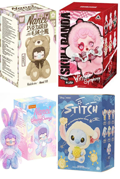 Pofika Nanci 2 Seri,Skullpanda,Stitch Labubu Serileri 4 lü Fırsat Paketi