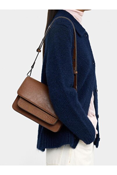 PARFOIS Kapaklı ve Dokulu Çapraz Çanta