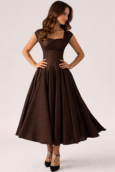 BATRINA STYLE soft chiffon dress