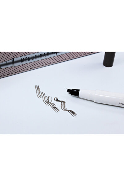 Makeup Молив за вежди с ефект на микроблейдинг, Грим, Тъмно сиво