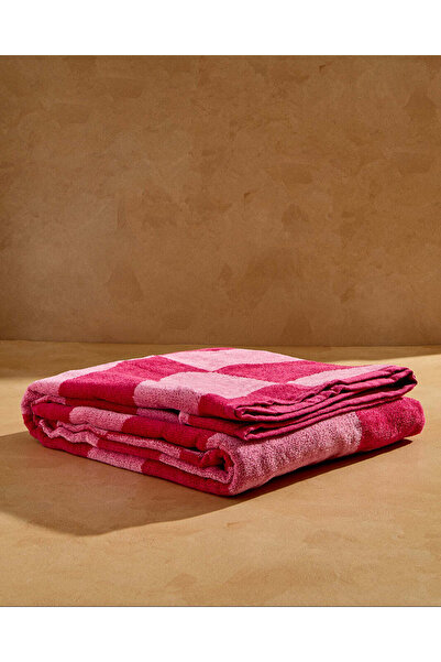 REDTAG Pink Printed Beach Towel