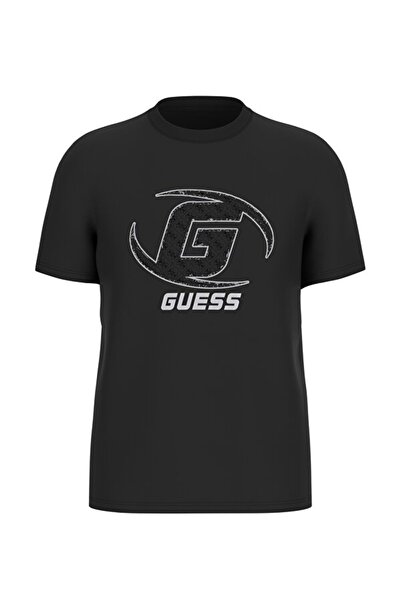 Guess Kele Велосипедна сорочка з коротким рукавом для чоловіків, чорна Z6RI06...