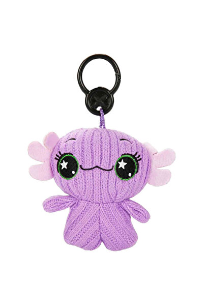 Sunman سلسلة مفاتيح من القطيفة من ثريدز تشارمز 00937 باللون الأرجواني