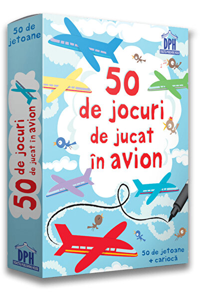 Editura DPH 50 de jocuri de jucat in avion