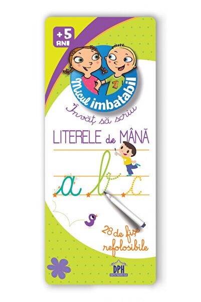 Editura DPH Micul imbatabil - Invat sa scriu - Literele de mana
