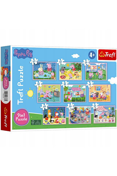 Trefl Set Big Puzzle 9 in 1 Peppa Pig 327 piese