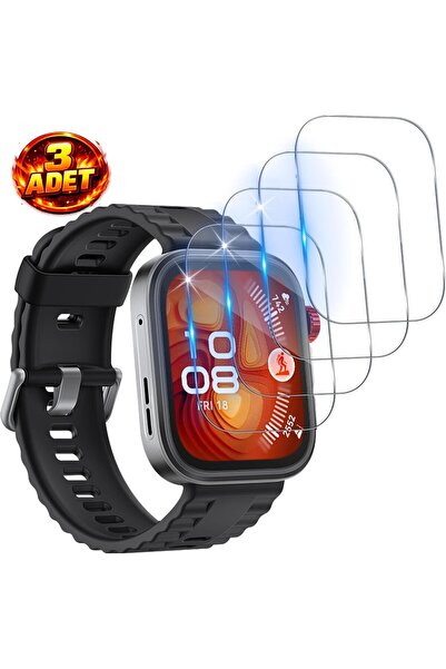 3Pcs Watch Fit 4 Pro Nano Glass Screen Protector HD Ultra Clear 9H Hardness Screen Protector