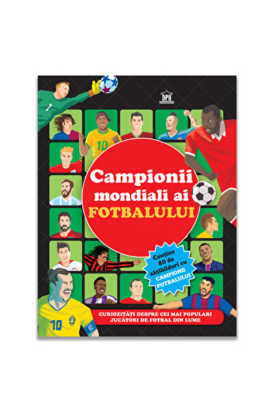 Editura DPH Παγκόσμιοι πρωταθλητές ποδοσφαίρου - βιβλίο με αυτοκόλλητα