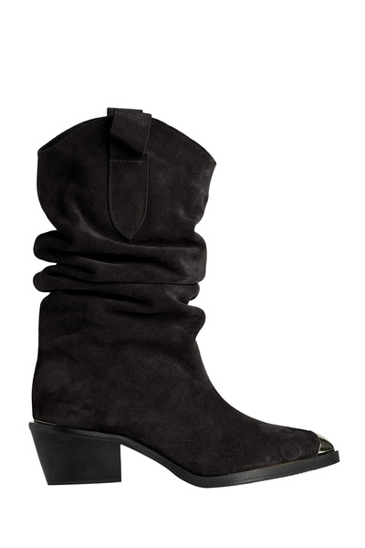 ToH Shoes Silvie Black Suede Boots
