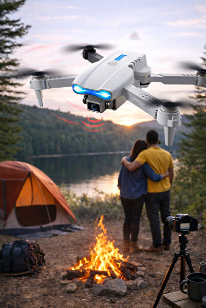 PeacHTec Peachtech HD Çift Kameralı Katlanabilir Drone Uzaktan Kumandalı Hobi...