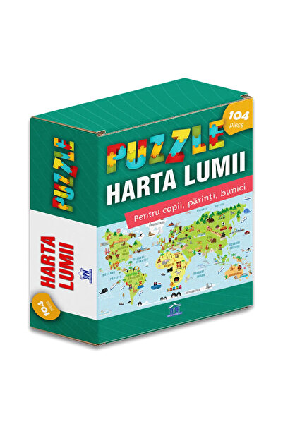 Editura DPH Παγκόσμιος Χάρτης: Παζλ