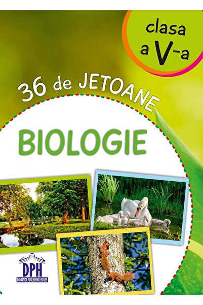 Editura DPH Biologie - 36 de jetoane - Clasa a V- a