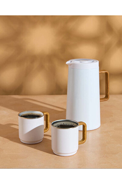 REDTAG White Vacuum Flask with Mug Set (3 Pieces)