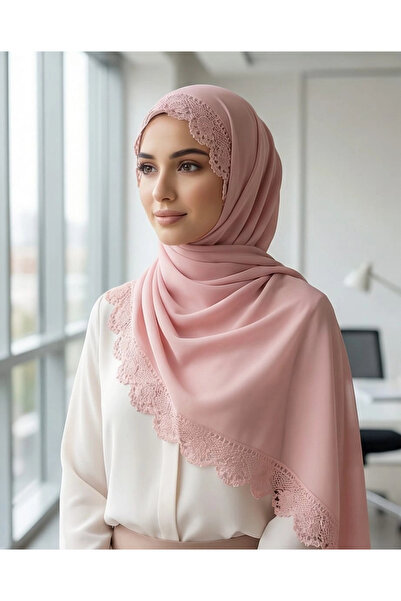 Elit Scarf MEVLÜT ÖRTÜSÜ-Pembe