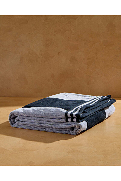 REDTAG Navy Cabana Striped Beach Towel