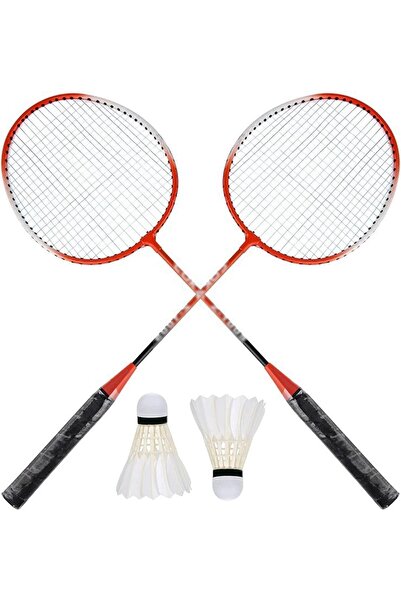 ECVV طقم تنس الريشة لشخصين - مضارب تنس الريشة مع كرات الريشة وحقيبة حمل واحدة...