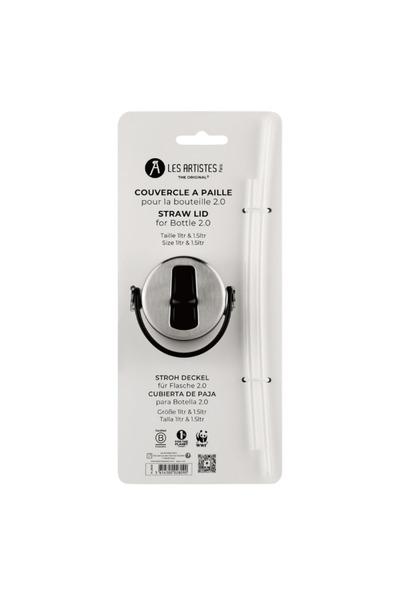 Les Artistes Paris Lid and Spare Straw for Steel Thermos 1000ml