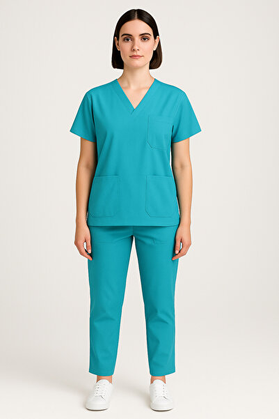Baran Işık Scrubs Bottom Top Set