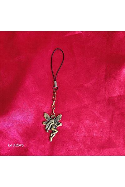 LO ADORO Phone Charm Heart Butterfly Cat Yoga Woman Phone Lanyard Strap Keych...