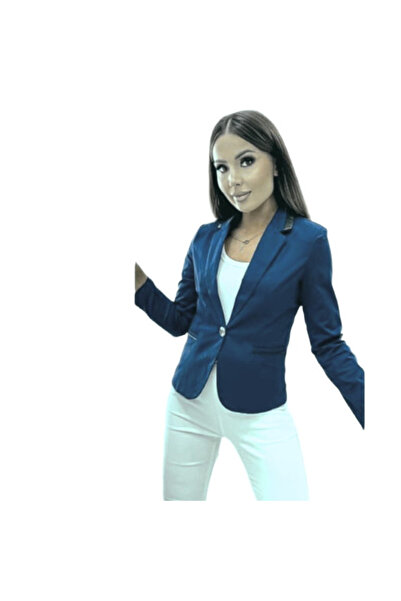 River Flower S025 jacket, navy blue, size 36