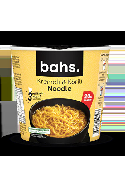 BAH Bahs Proteinli Noodle Köri ve Kremalı 100gr