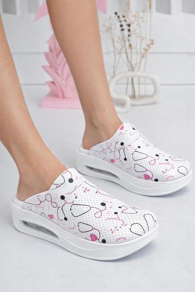 Dr. Mitra Air Taban White Stethoscope Doctor Nurse Hospital Chef Slippers 412...
