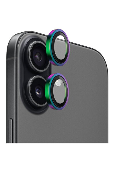 Other Folie pentru iPhone 17 - Blueo Original Metal Frame Lens Glass - Colorful