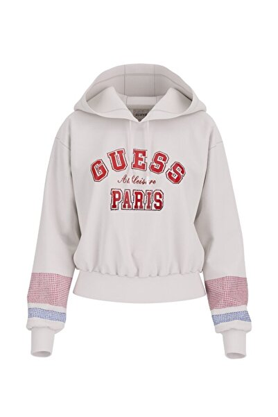 Guess Berthe Kadın Aktif Modal Karışımlı Scuba Sweatshirt