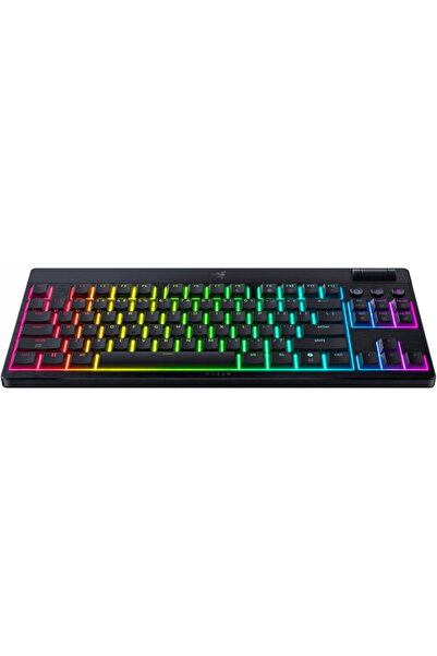RAZER BlackWidow V4 low profile TKL HyperSpeed Green Clicky Switch RGB LED US...