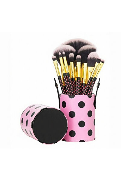 Loblush مجموعة فرش مكياج بي إتش 11 قطعة - زهري أسود