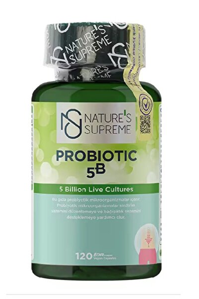 Nature's Supreme Probiotic 5B 120 Kapsül