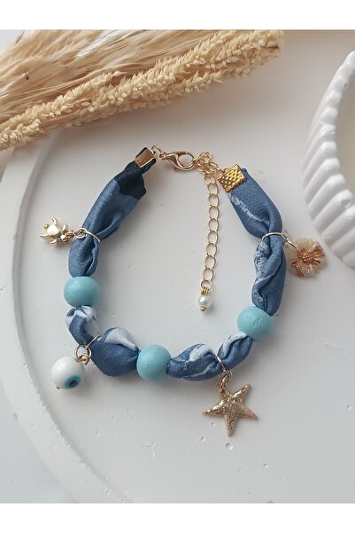 La fee aksesuar Fular Bandana Halhal Charm Fabric