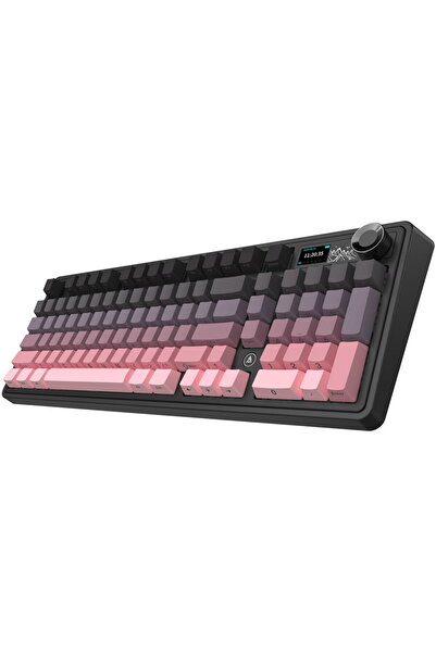 Ajazz Tastatură AK980-V2-G-GP, Bluetooth, aspect SUA, neagră