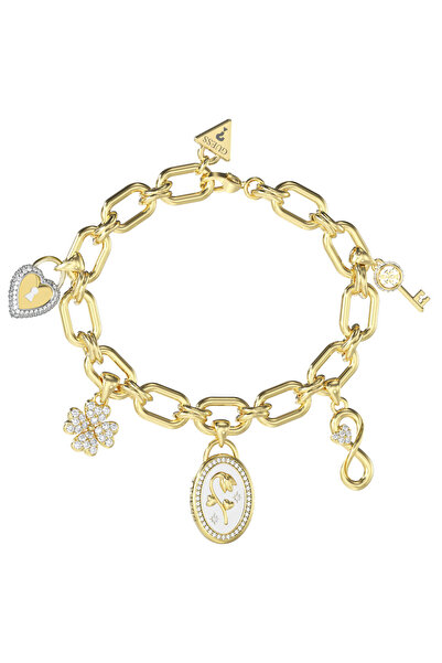 Guess Love Bites Goldfarbenes Armband JUBB06042JWYGS