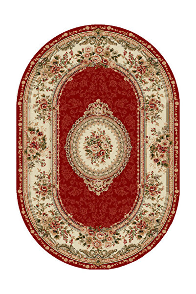 Talis Covor Clasic, Lotos 571, Grena, 80x150 cm, Oval 1800 gr/mp