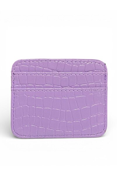 Kemerix Women's Basic Horizontal Model Lila Crocodile Card Holder Gift Wallet...
