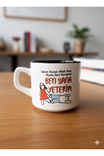 PALTO TASARIM I'M Enough for You White Venus Mug - Gift Mug Cup