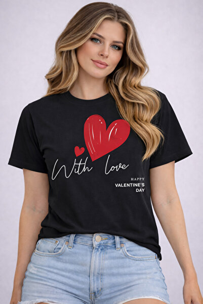 herkesemoda Tricou de bază cu imprimeu White Love