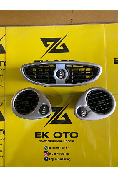 MAİS Clio 3 torpido kalorifer ızgara takımı Gri orjinal