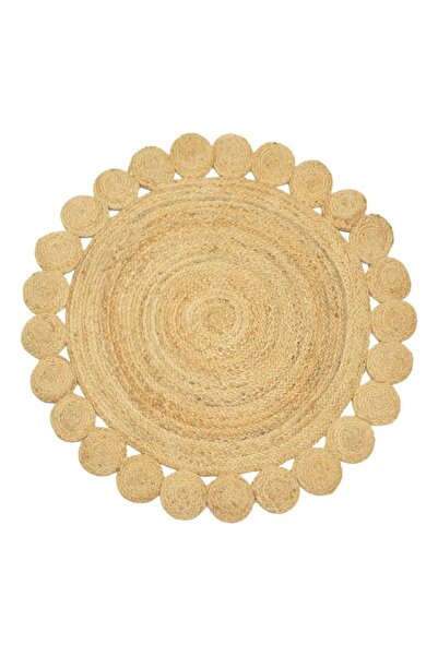 Talis Round Boho Voni rug, Pako World, Jute, , 120x120 cm