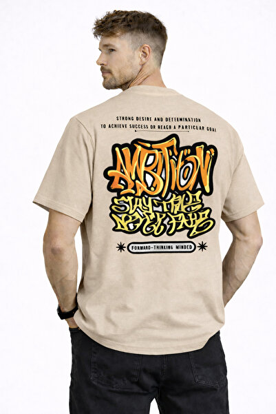 herkesemoda Tricou Basic cu text imprimat în față și în spate