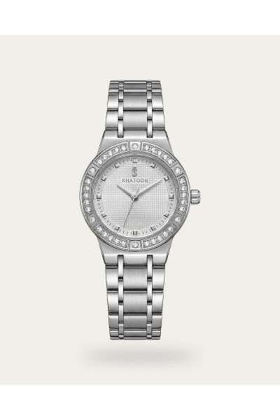 Khatoon ساعة نسائية من - تصميم فضي لعشاق الفخامة