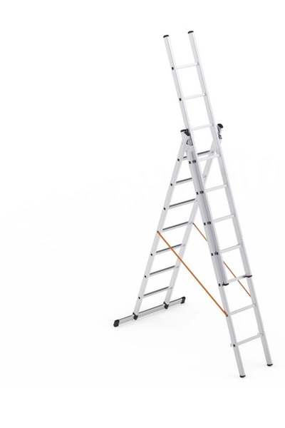 ATM 2,5*3=7,5+1=8,5 MT 65X25 ÜÇ PARÇALI A TİPİ SÜRGÜLÜ MERDİVEN