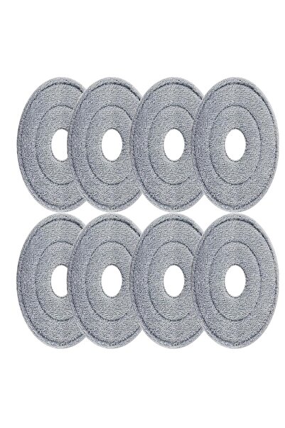 GENERAL'S اسبير ممسحة أرضيات دائرية – طقم 8 قطع – رؤوس بديلة عالية الامتصاص ب...