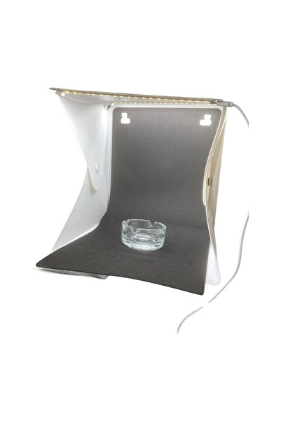 Reoona Mini Stüdyo LED Işıklı Ürün Fotoğraf Çekim Çadırı Pratik Katlanabilir ...