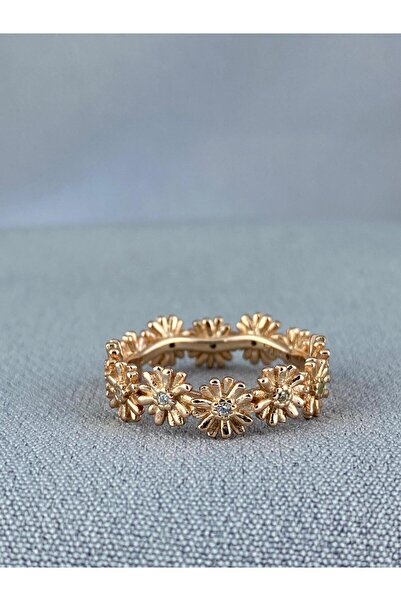 My Story Çiçek Taç Gümüş Rose Yüzük