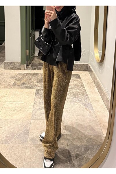 Çınar Couture Glow Gold Pants