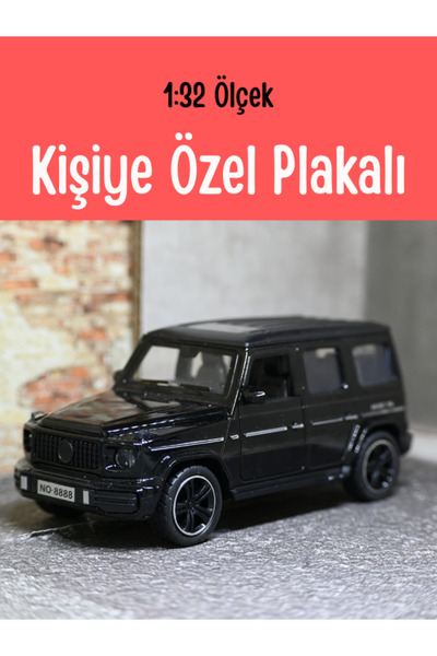 bebeym MERCEDES G900 METAL OYUNCAK ARABA SİYAH 1:32